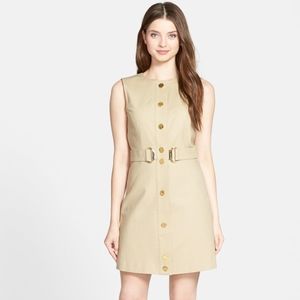 MICHAEL Michael Kors Sleeveless D-Ring Sheath Dres